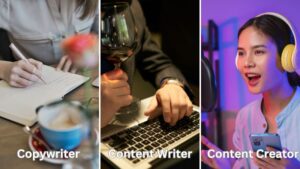 Phân Biệt Content Writer, Copywriter và Content Creator