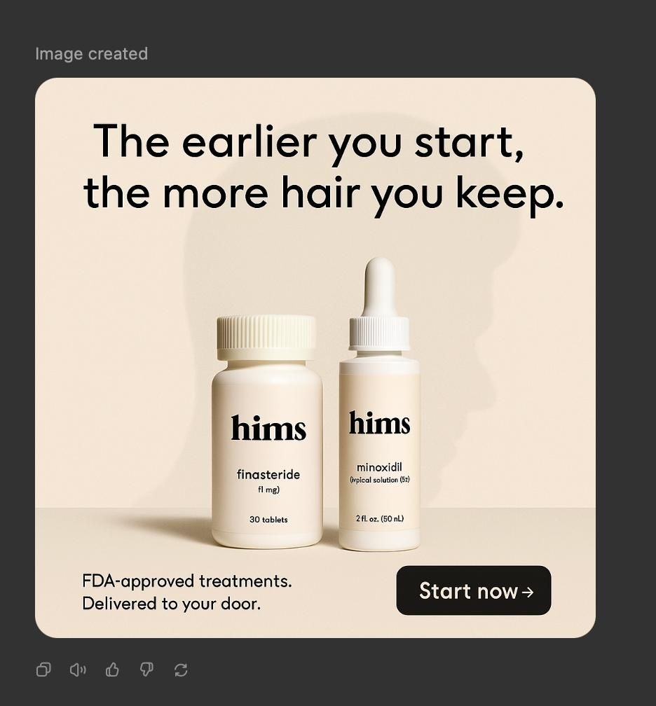 Thiết kế quảng cáo cho Hims