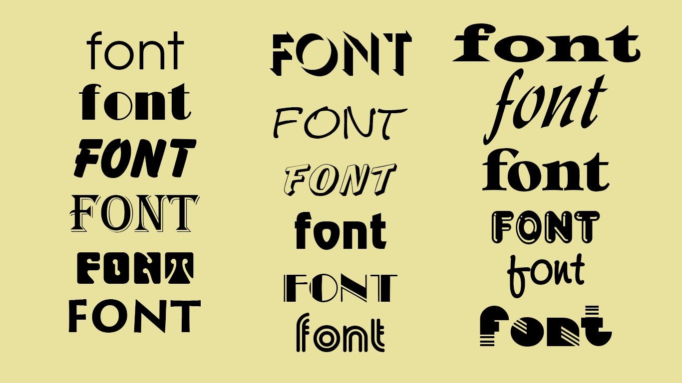 Font chữ thiết kế và SEO website
